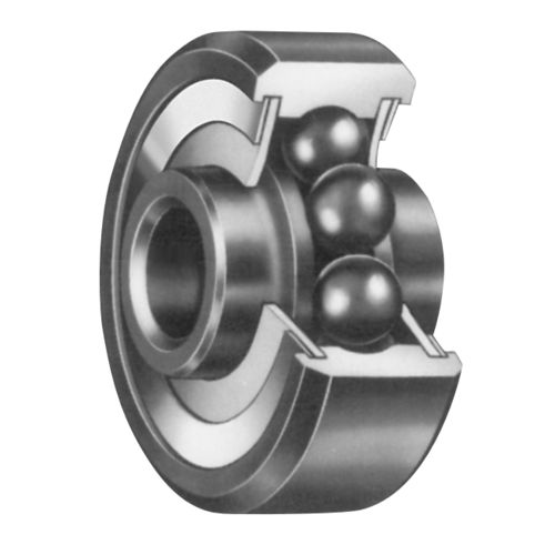 Rolamento de esferas - KP-A series - RBC AEROSPACE BEARINGS - rígido / de uma única fileira / em aço