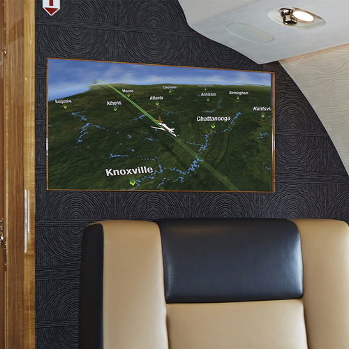 Sistema de entretenimento a bordo para cabine de avião - Airshow® 500 - Collins Aerospace - Rockwell Collins - para avião executivo