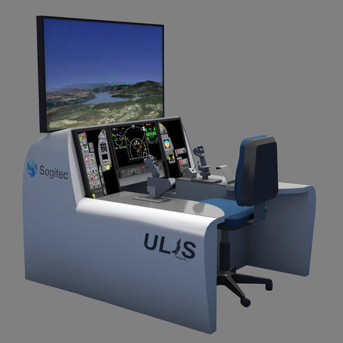 Simulador de voo - ULT - SOGITEC INDUSTRIES - para treinamento / réplica de cabine