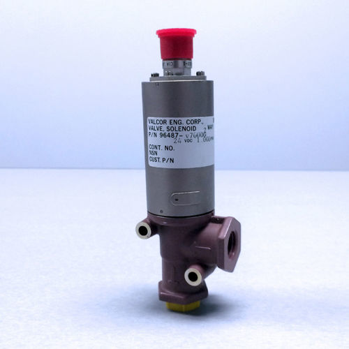Válvula solenoide para aeronave - V70000 - VALCOR ENGINEERING CORPORATION - para gás / de 2 vias / normalmente fechada