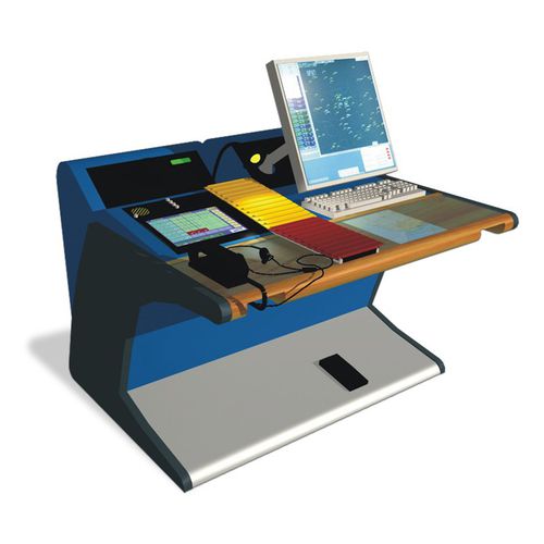 Console de controle de tráfego aéreo individual - PK - SITTI - reto / sem compartimentos de arrumação