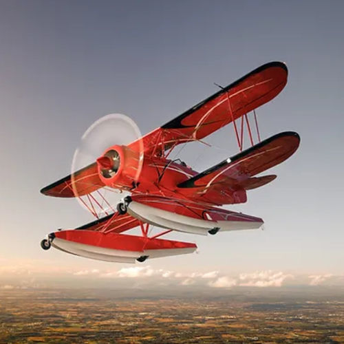 Hidroavião turístico - YMF-5 - WACO Aircraft Corporation - monomotor / com motor de pistões / com flutuadores