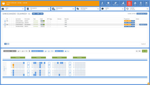 Software de terminal de autoatendimento - ON BOARD LDCS - RESA Airport Data Systems - de gestão de passageiros / de segurança / de cálculo