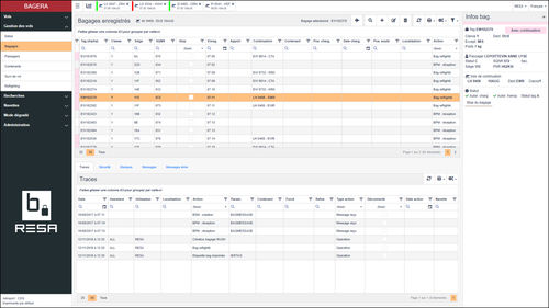 Software de gestão de bagagens - BAGERA BRTS - RESA Airport Data Systems - de segurança / de qualidade / de rastreamento de bagagens