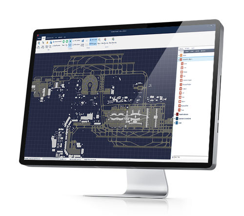 Software de simulação de tráfego aéreo - CAST Airspace - Airspace Simulation Software - ARC (Airport Research Center) - CAST - de planejamento / de análise / de design