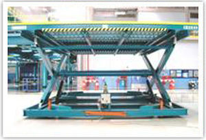 Plataforma elevatória tipo tesoura - Excel Industry Co. LLC / DOLL Fahrzeugbau GmbH - para avião / para aeroporto