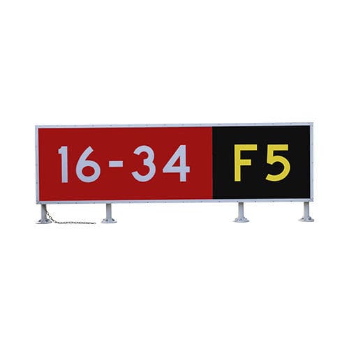Placa de informação - TGSL-H-LED - AES AIRFIELD EQUIPMENT & SERVICES SL - estática / para pista / de LED