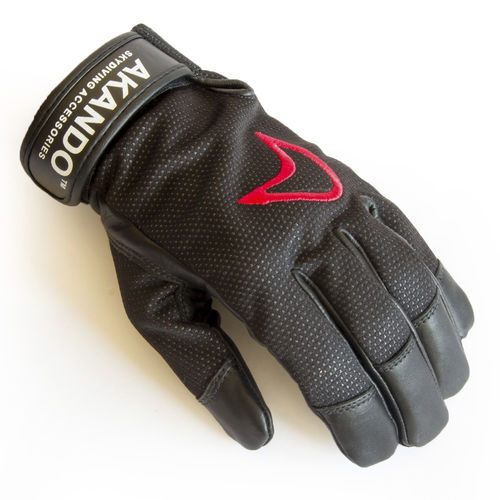 Luvas para paraquedismo - Windstopper  - Akando skydiving accessories - Sorano - com palma em couro