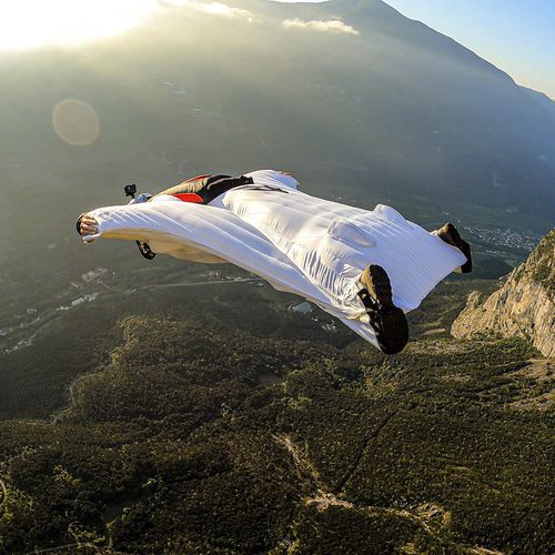 Wingsuit - BARRACUDA 4 ® - Intrudair Skydive & Base Gear - unissexo / azul / cinza
