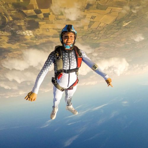 Macacão para paraquedismo - TUNNEL FREESTYLE ® WOMAN - Intrudair Skydive & Base Gear - unissexo / preto / branco