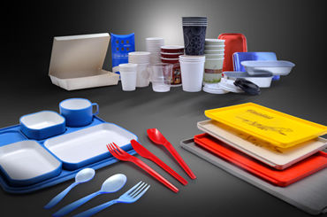 Conjunto de talheres para avião - Chatsford Group - em material plástico / descartável