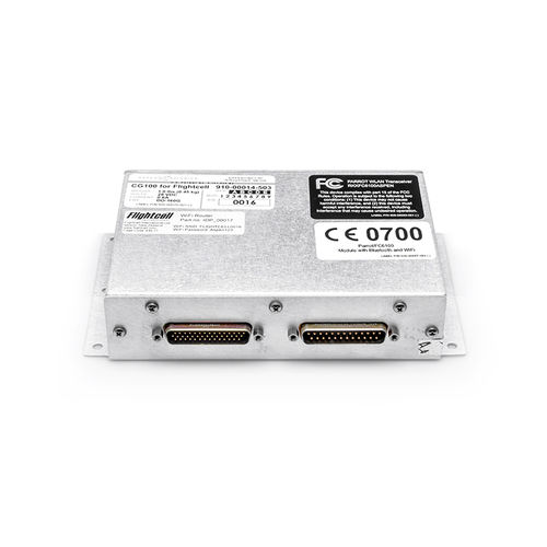 Sistema de comunicação de bordo para cabine de avião - Flightcell WiFi Router - Flightcell International - Wi-Fi