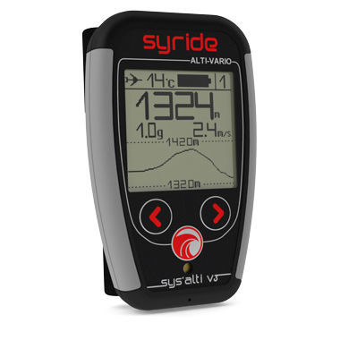 Variômetro-altímetro com GPS para voo livre - SYS'Alti V3 - Syride - com medidor de força G
