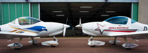 Avião para escola - A211 - AQUILA Aviation GmbH - monomotor / com motor de 4 tempos / de 2 lugares