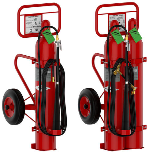 Extintor de Halon - CO2 - AMEREX CORPORATION - para aeroporto / para avião / com rodas