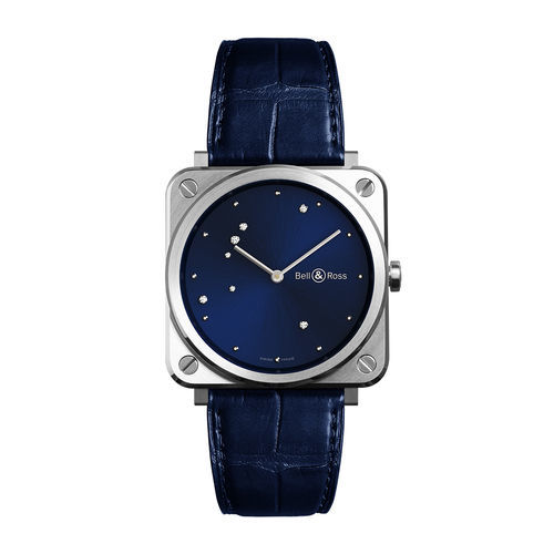 Relógio de pulso modelo Aviator - BR S BLUE DIAMOND EAGLE - BELL & ROSS - de quartzo