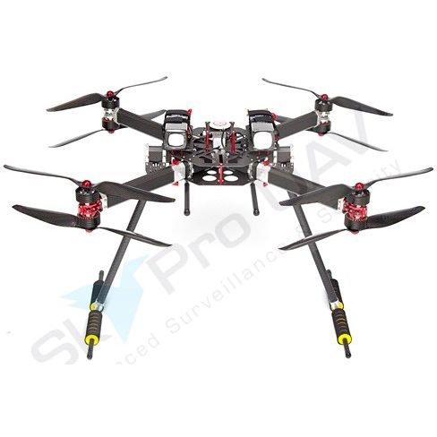 Drone industrial - X8 - SKYPRO UAV - de monitoramento / de quatro rotores