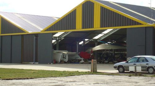 Hangar para avião leve - FRISOMAT - para helicóptero / para planador / para aeroporto