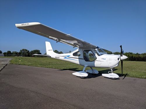 Ultraleve motorizado monolugar - Merlin - Aeromarine LSA - com motor de 4 tempos / turístico / esportivo