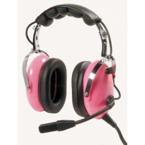 Headset para piloto - P51C Pink Cadet - Pilot Communications - para aviação comercial / com fio