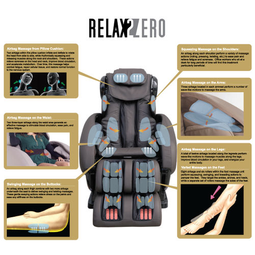 Poltrona de massagem para aeroporto - RELAX 2 ZERO - U.S. Jaclean, Inc