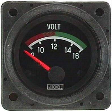 Indicador de temperatura - D1-211-5102, D1-211-5109 - Mitchell Aircraft Products, Inc. - analógico / para motor / para avião