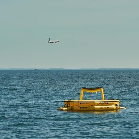 Bote salva-vidas para helicóptero - UNI-PAC III - Life Support International, Inc. - para avião
