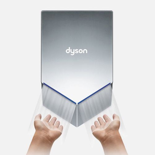 Secador de mãos para aeroporto - Airblade V - Dyson Airblade - automático