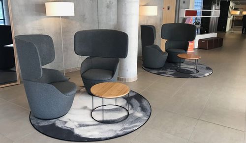 Sofá para sala VIP de aeroporto - Radar  - Airport Seating Alliance - modular / metálico / em poliuretano