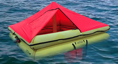 Bote salva-vidas para avião - Survival Products, Inc.