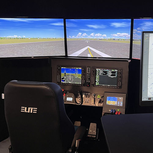 Simulador de voo - PI1000 - Elite Simulation Solutions - para treinamento / VFR / réplica de cabine