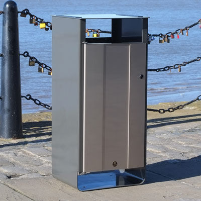 Lixeira para aeroporto - Electra™  - Glasdon UK Limited - de piso / de embutir / de coleta seletiva