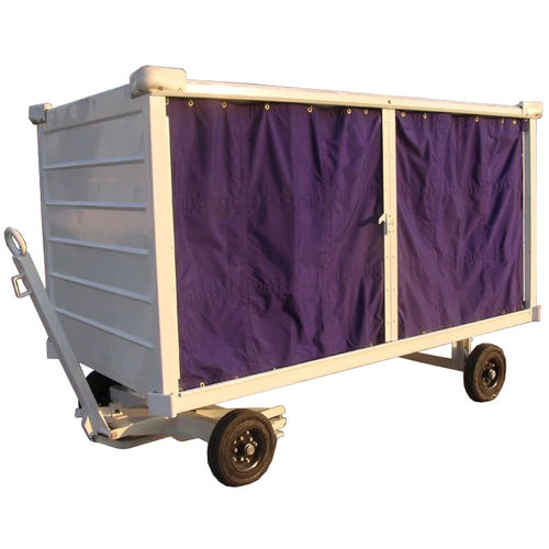 Carreta de bagagens para pista - HI-ABT-006	 - Handle-iT Ltd - de 4 rodas / com encerado / fechada