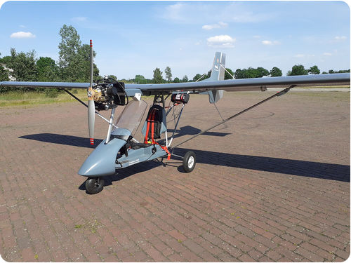 Ultraleve motorizado monolugar - Solo 120 - Aeroplanes DAR - com motor de 2 tempos / esportivo / monomotor