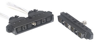 Conector de placa eletrônica - Amphenol Aerospace - para aeronave / retangular / modular