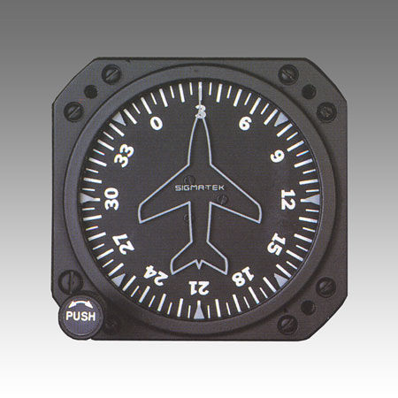 Indicador de curso analógico - 4000B series - Sigma Tek, Inc. - para avião / com iluminação