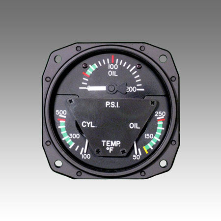 Indicador de temperatura - 1U417   - Sigma Tek, Inc. - de pressão / analógico / para motor