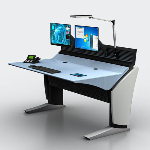 Console de controle de tráfego aéreo individual - INFI XE - Pyrotech workspace - reto / sem compartimentos de arrumação / para torre de controle