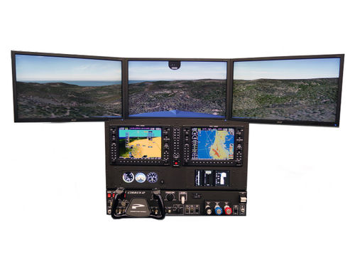 Simulador de avião - GT  - Precision Flight Controls - para treinamento / réplica de cabine
