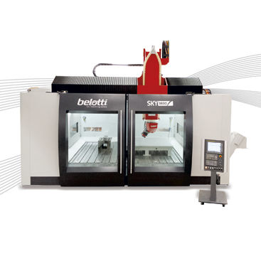 Centro de usinagem de 5 eixos - Sky series - BELOTTI SPA - horizontal / para aeronáutica / CNC