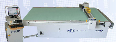 Máquina de corte para tecidos - Cutty 2317 - KURIS SPEZIALMASCHINEN GMBH - para plásticos / de vidros / para couro