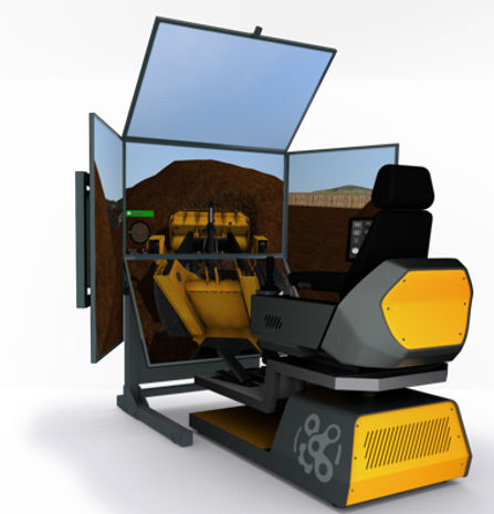 Simulador para equipamentos de pista - Advantage 5 screens - ANTYCIP SIMULATION - para veículo de emergência / para treinamento / para pesquisa e desenvolvimento