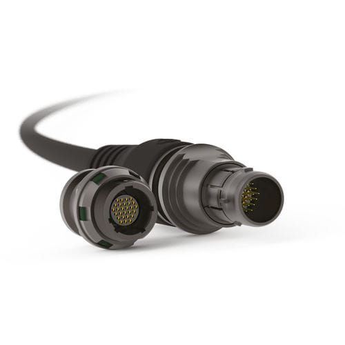 Conector de áudio/vídeo - UltiMate™ Series - Fischer Connectors - híbrido / de alimentação elétrica / de dados