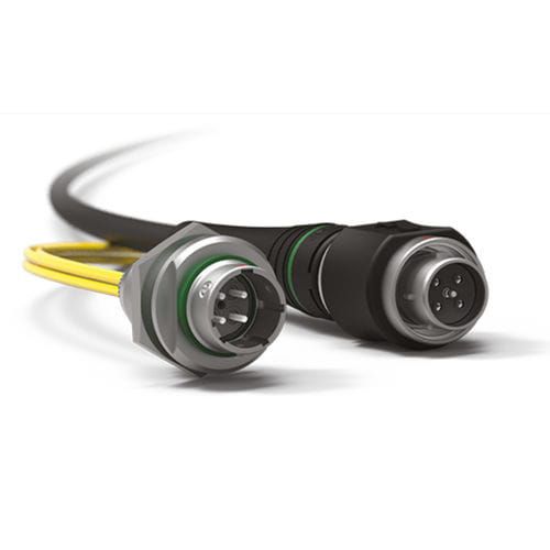 Conector híbrido - FiberOptic Hybrid - Fischer Connectors - para aeronave / para drone / de fibra óptica