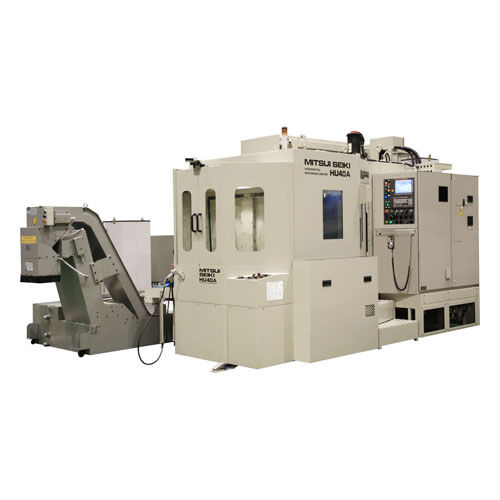 Centro de usinagem de 3 eixos - HU40A - MITSUI SEIKI KOGYO CO., LTD - de 4 eixos / horizontal / para a indústria aeroespacial