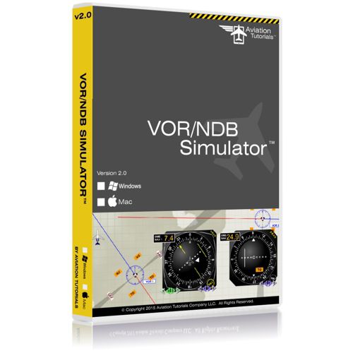 Software de simulação - VOR NDB Simulator™ 2.0 - AVIATION TUTORIALS COMPANY, LLC - de controle / de navegação / de rastreamento