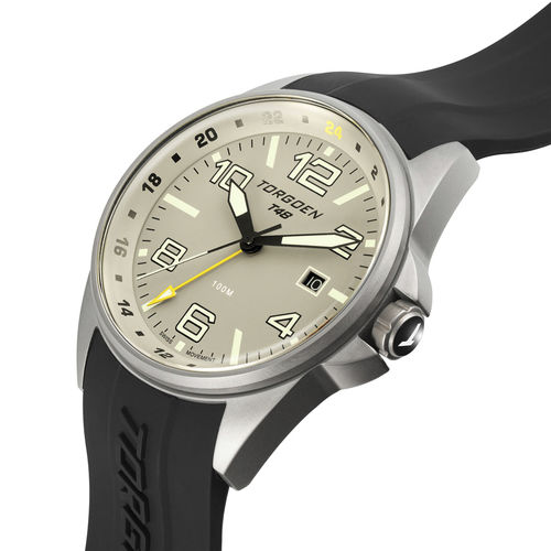 Relógio de pulso modelo Aviator - T48GY44DG24BKSM - Torgoen  - cronógrafo / de quartzo