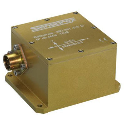 Acelerômetro sem visor - SX41400 - MEGGITT SENSING SYSTEM - Sensorex - de 2 eixos / em mA / em V