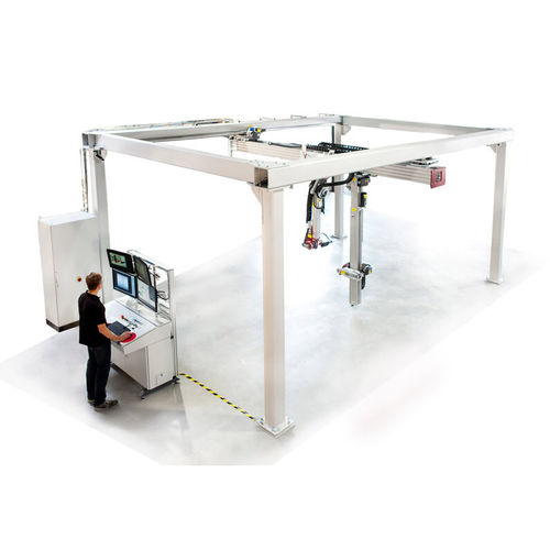 Braço de medição de 6 eixos - XRH Gantry - Visiconsult GmbH  - 3D / com scanner a laser / para a indústria aeroespacial