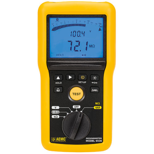 Megômetro portátil - 6536 - AEMC Instruments  - para a indústria aeronáutica